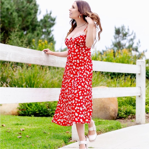 Midi dress with a retro flare! - Picture 3 of 9